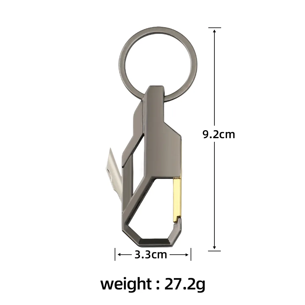 Hot Sale Car Key Chain With Penknife Key Ring Small Knife Car Keychain