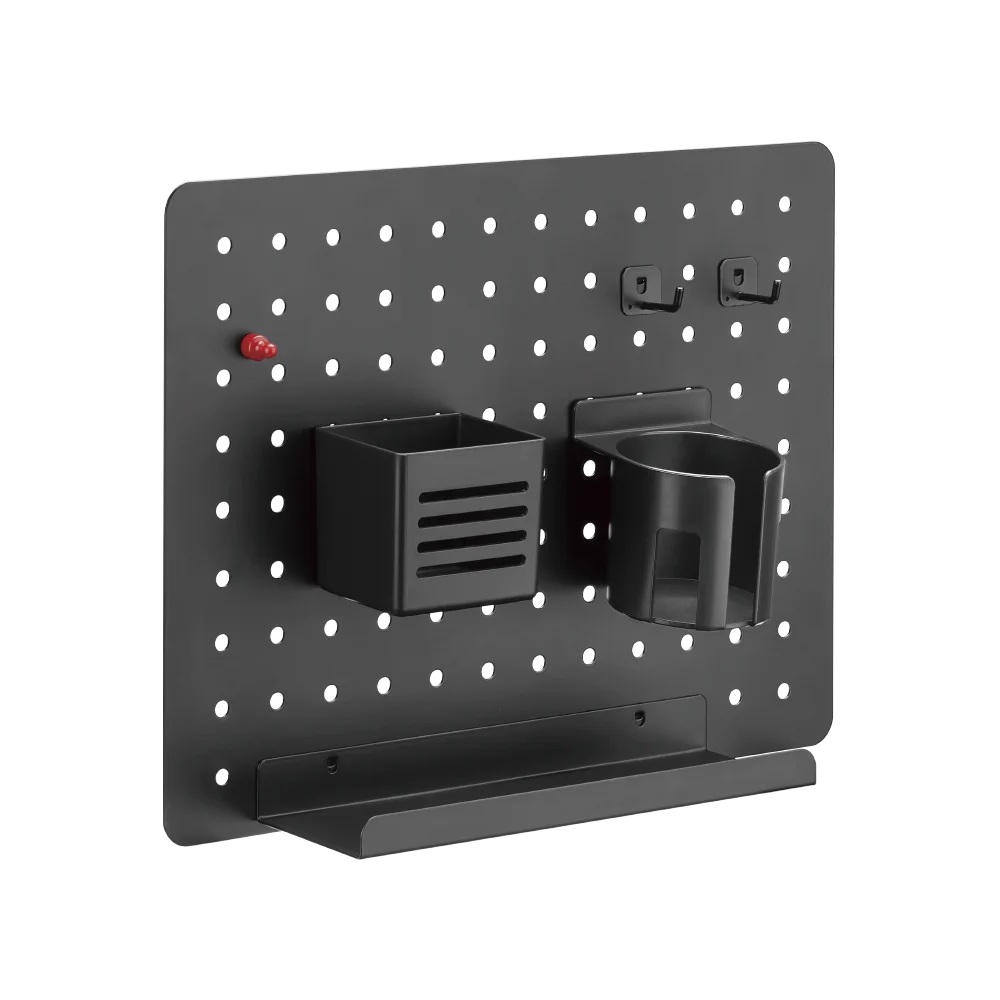 Pb002w Steel Garage Wall Mount Pegboard Metal Display Wall Peg Board