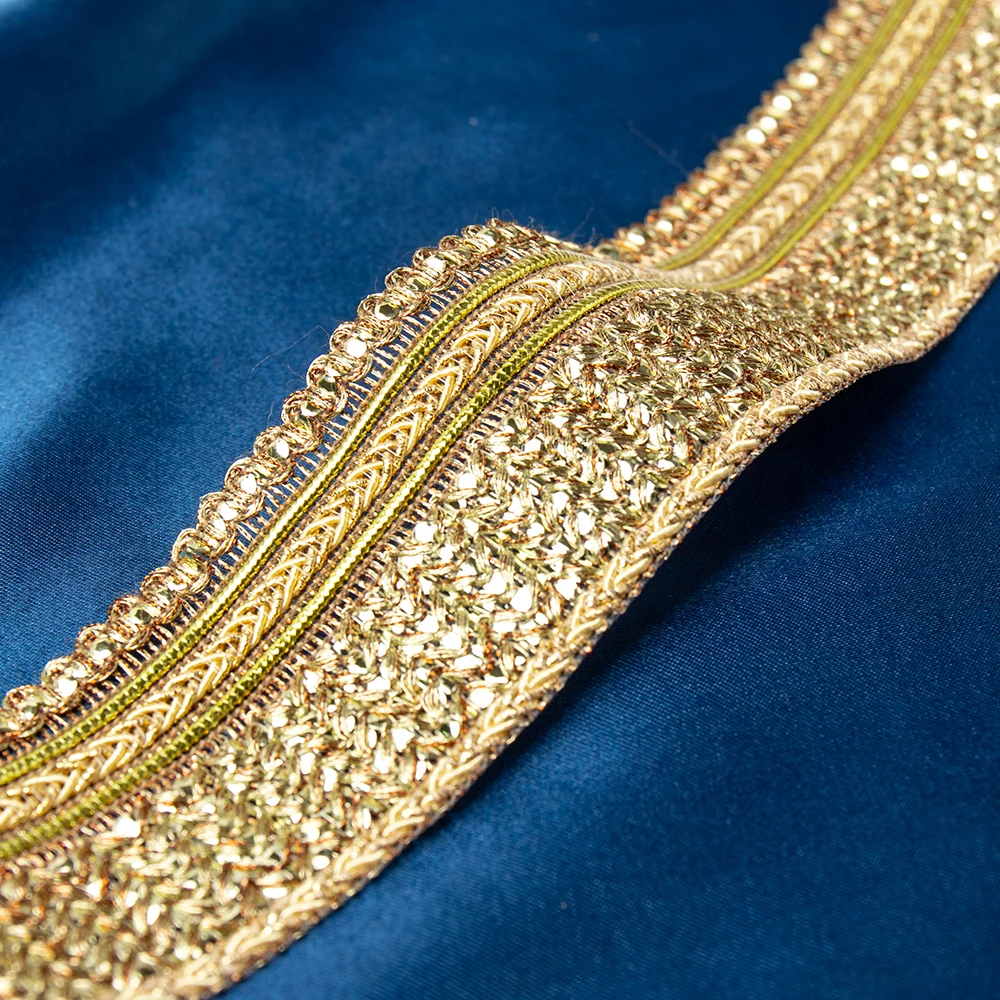 Wholesale Factory Direct Sale 5cm Classical Gold Thread Garment Accessory Lace Trim Buy Lace