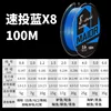 Blue 100 meters