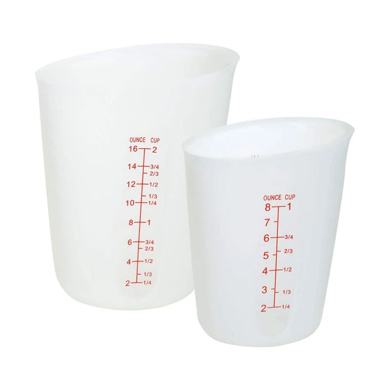 High Temperature Resistant Silicone Measuring Cup 250Ml Liquid