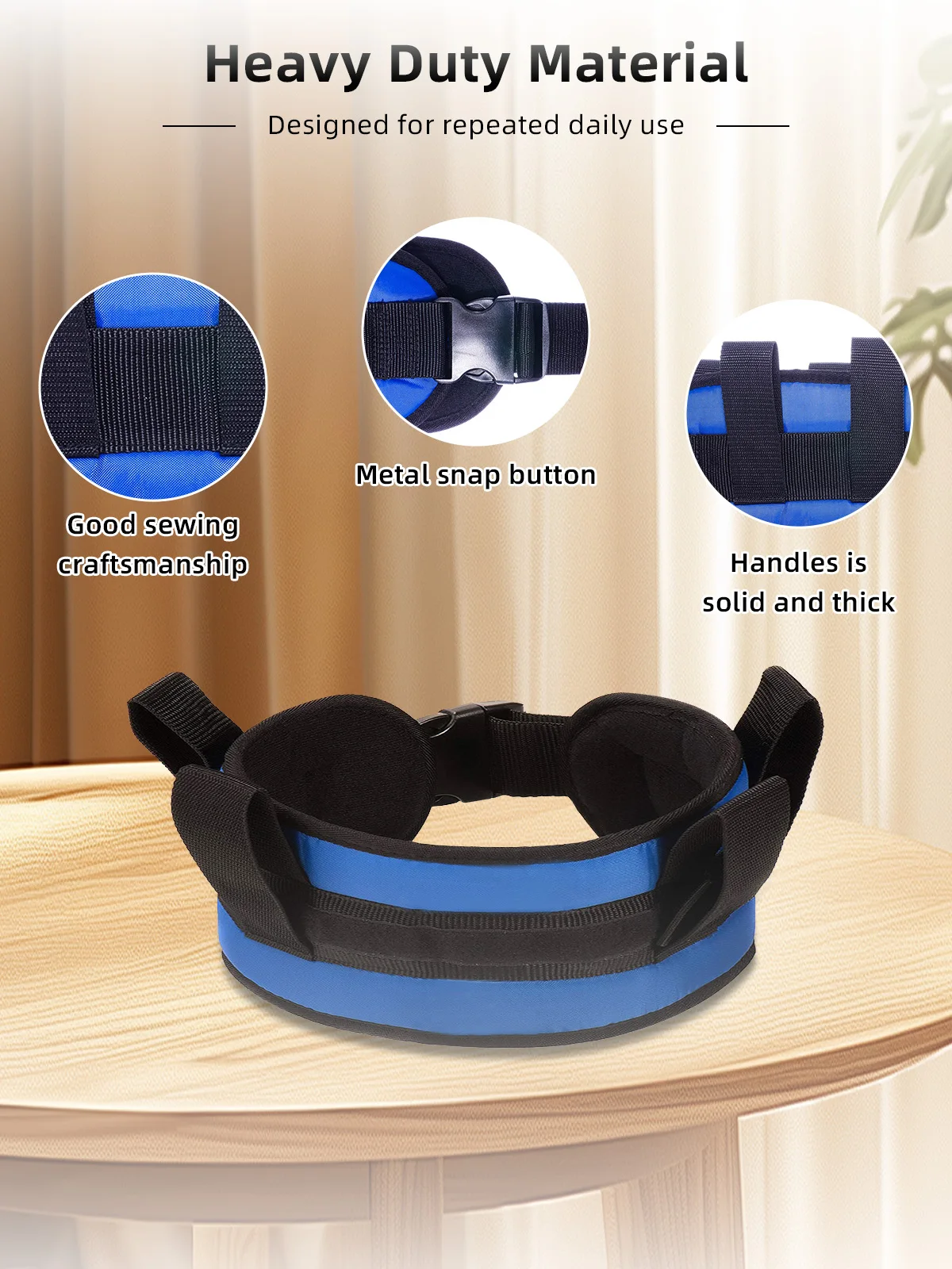 Wholesale Aidingcare PT-3632 Patient Transfer Lift Assist Gait Belt wi - product detail 1