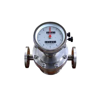 Pointer display  oil flow meter oval gear flow meter 304 stainless steel