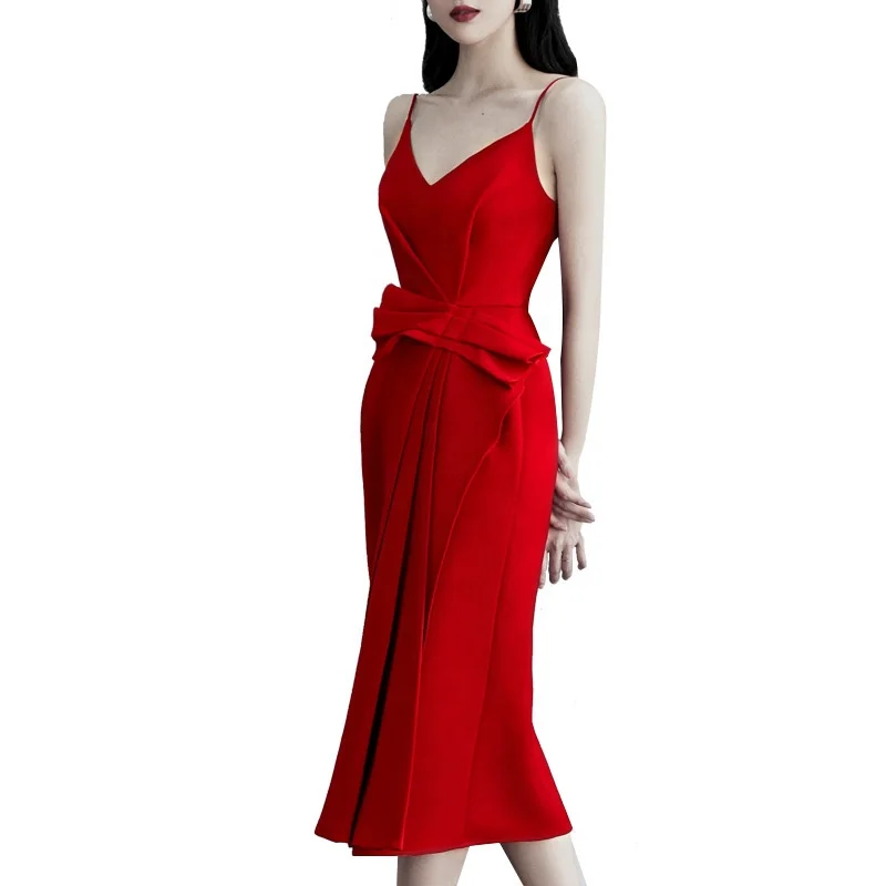 asia evening dress product info and reviews Shop Elegant Asian Sling Sexy V-Neck Evening Dress