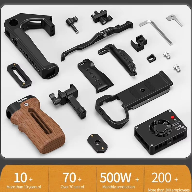 CNC-fremstillede kameraaccessories, tilpassede aluminiumsfotografidelre, OEM