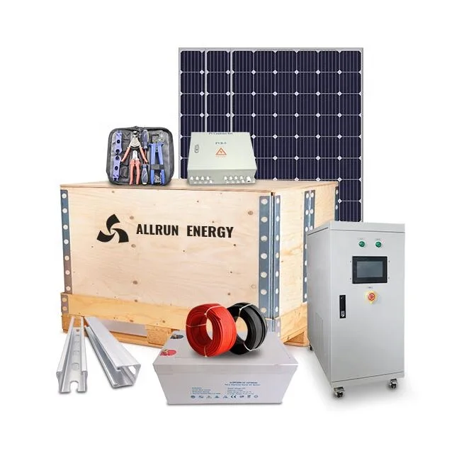 Kit completo de sistema de energía Solar independiente, 30KW, 20KW, 10KW, 5KW, fuera de la red con batería de iones de litio, controlador MPPT de 50KW y 100KW