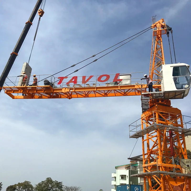 Max Load 6 Ton Mini  Tower Spider Luffing Portal Construction Lifter Crane