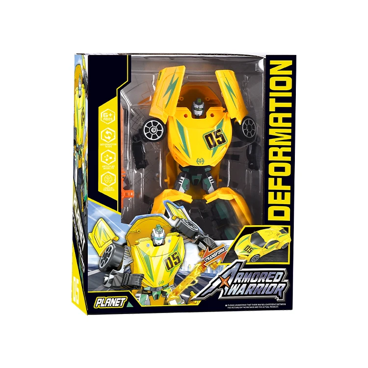 Transform Robot Toy 2 in 1 Changeable Car Robot DIY Robot Alloy Toy Car Deformation Toy for Boys