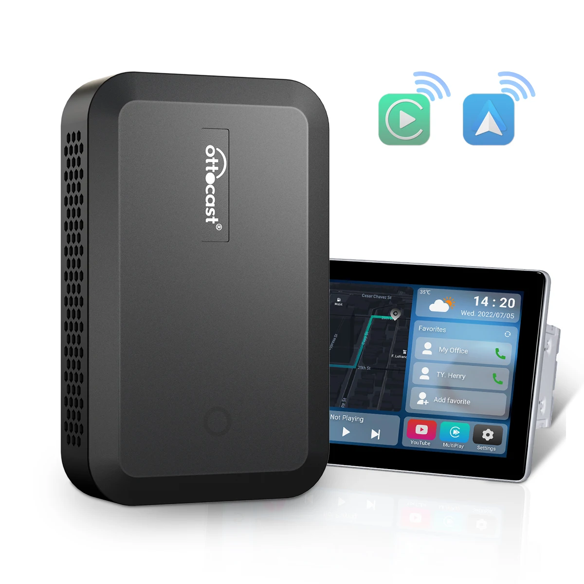 新品 ottocast picasou2pro car adapter PICASOU 2 PRO Carplay AI Box - Ottocast