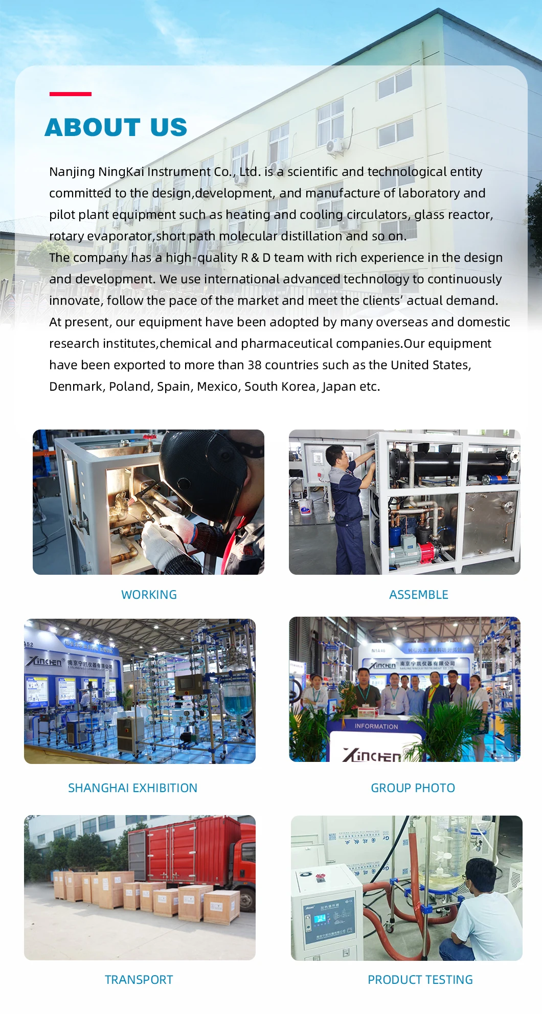 Lab-scale Rotary Evaporator Rotavapor Glass Distillation System with Rotation Evaporation factory