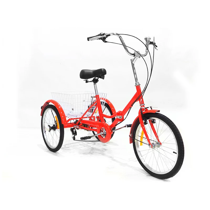 A Three-wheeled Bicycle Wheels Fat Tire 3wheel Speed Bike 26 Inches  Adult Alloy Recumbent Trike Tricycle