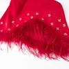 Scialle rosso