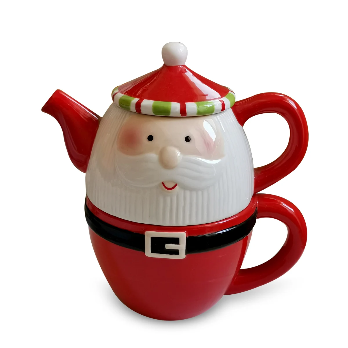 Porcelain Teapot Coffee Serving Pot Nordic Santa Claus - Temu