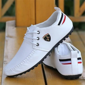 2026 Men's Casual Shoes White Black Breathable Brand Driving Spring Autumn Flats Sneakers Shoes for Men