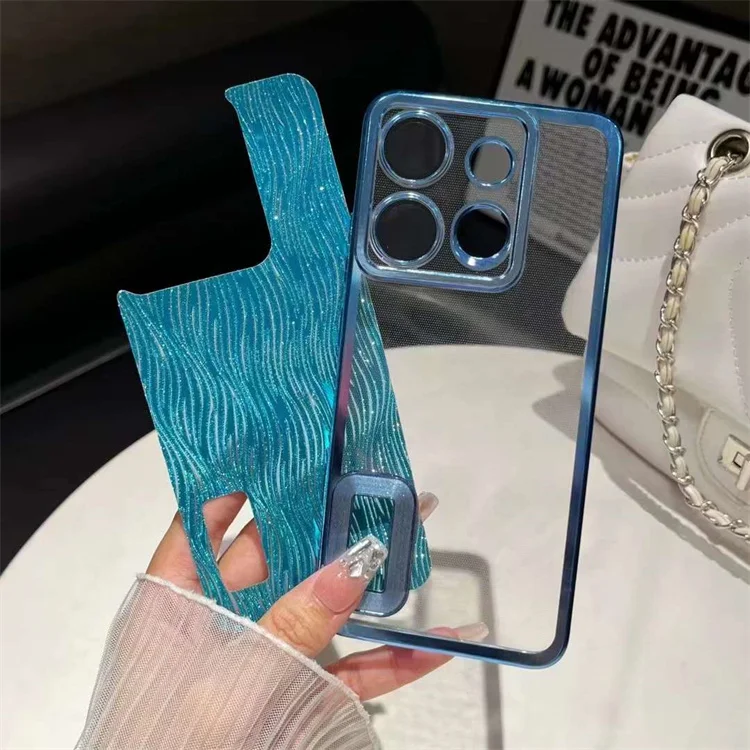 Shockproof TPU Camera Protection Mobile Phone Case for vivo V40 SE V29 Pro Y28 Y200e Plating Glitter Cover
