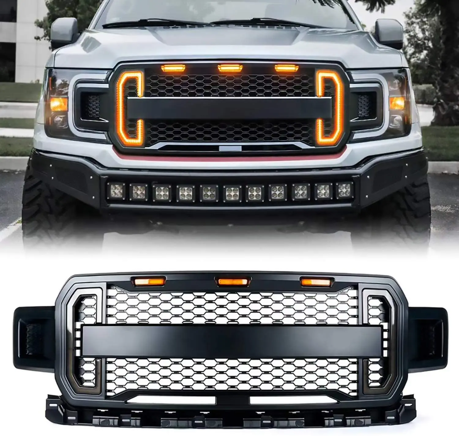 For Ford F150 Raptor Grill 2015 2016 2017 Ford F150 Grille Replacement Ubicaciondepersonas 3332