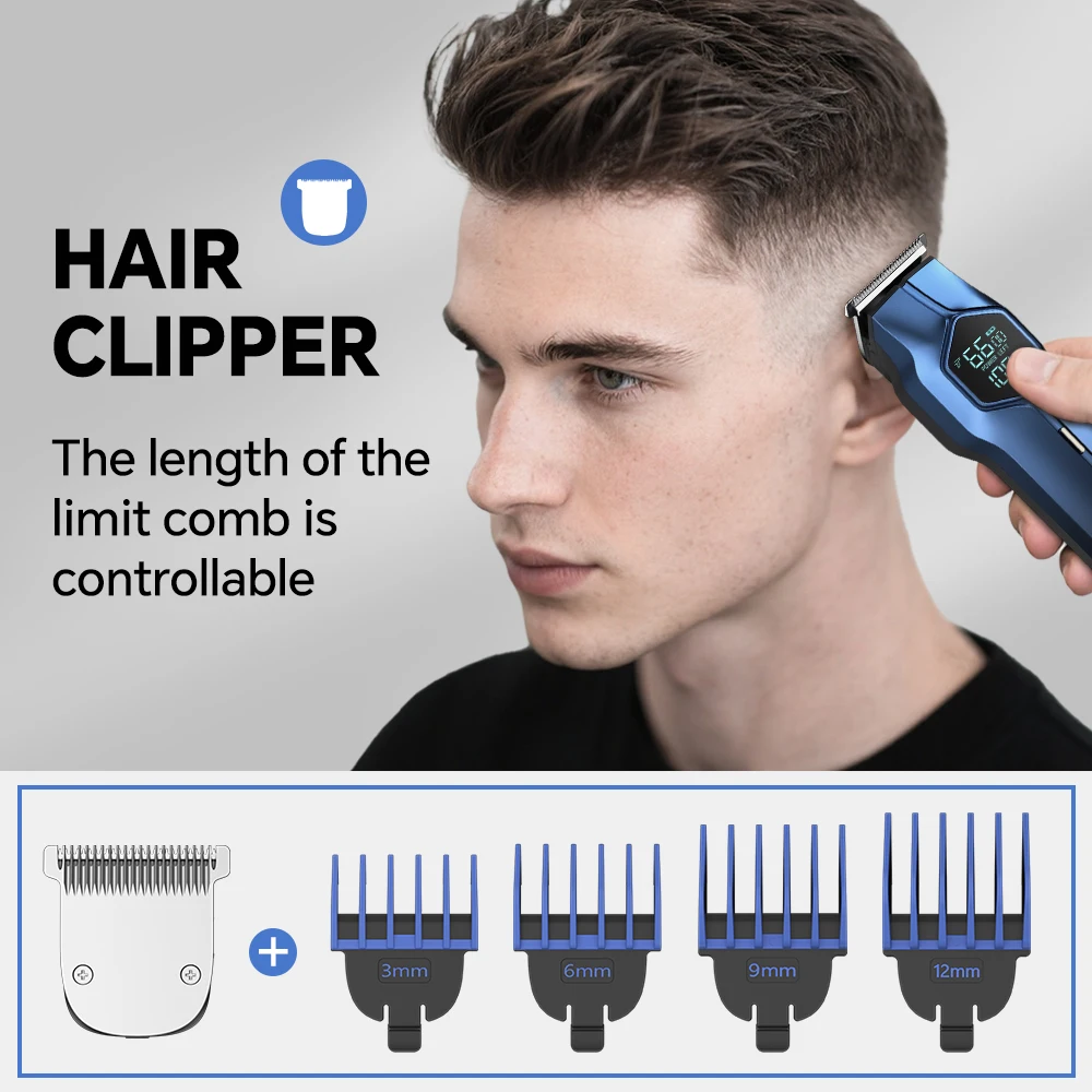 Professional Electric Hair Trimmer Set for Household Designed with Stainless Steel Blades for Barbershop Hotels Outdoor & RV Use supplier