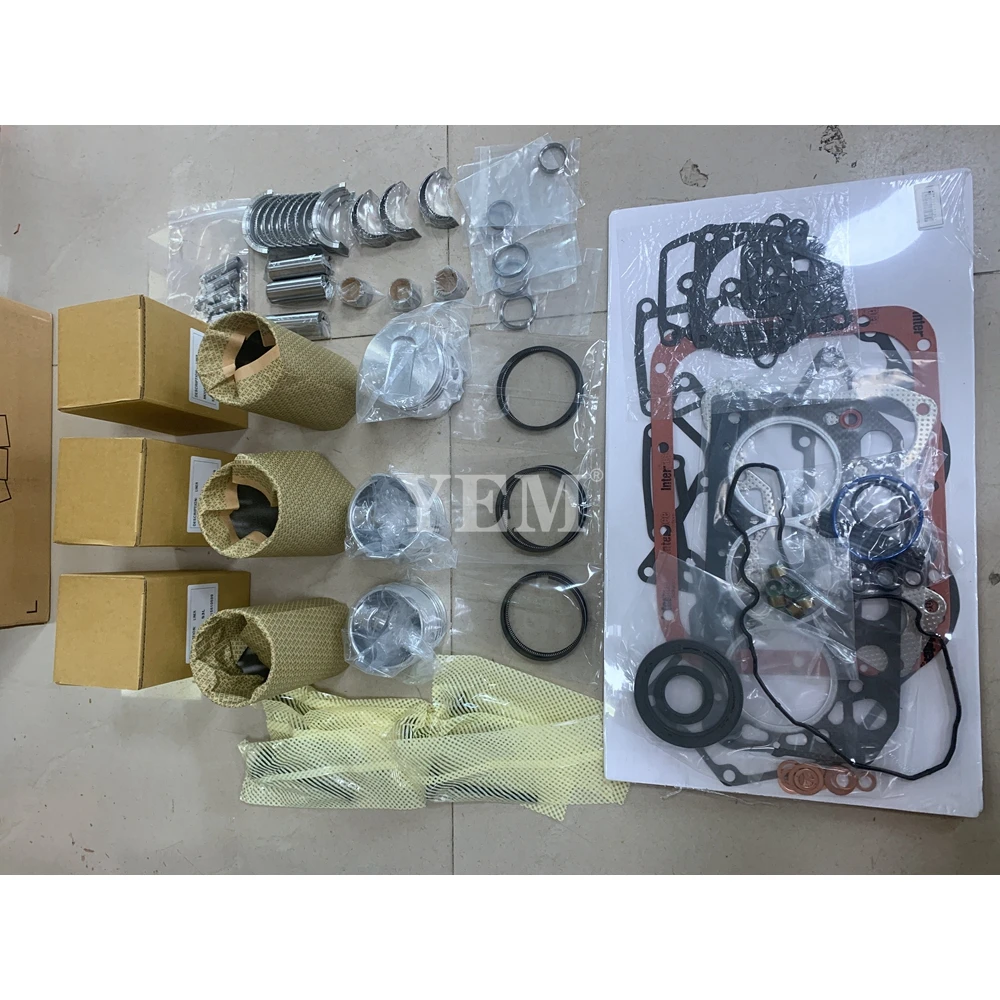 S3L Overhaul Kit With Engine Valves Bearings Set Piston Ring Cylinder Gasket Liner Kit for Mitsubishi