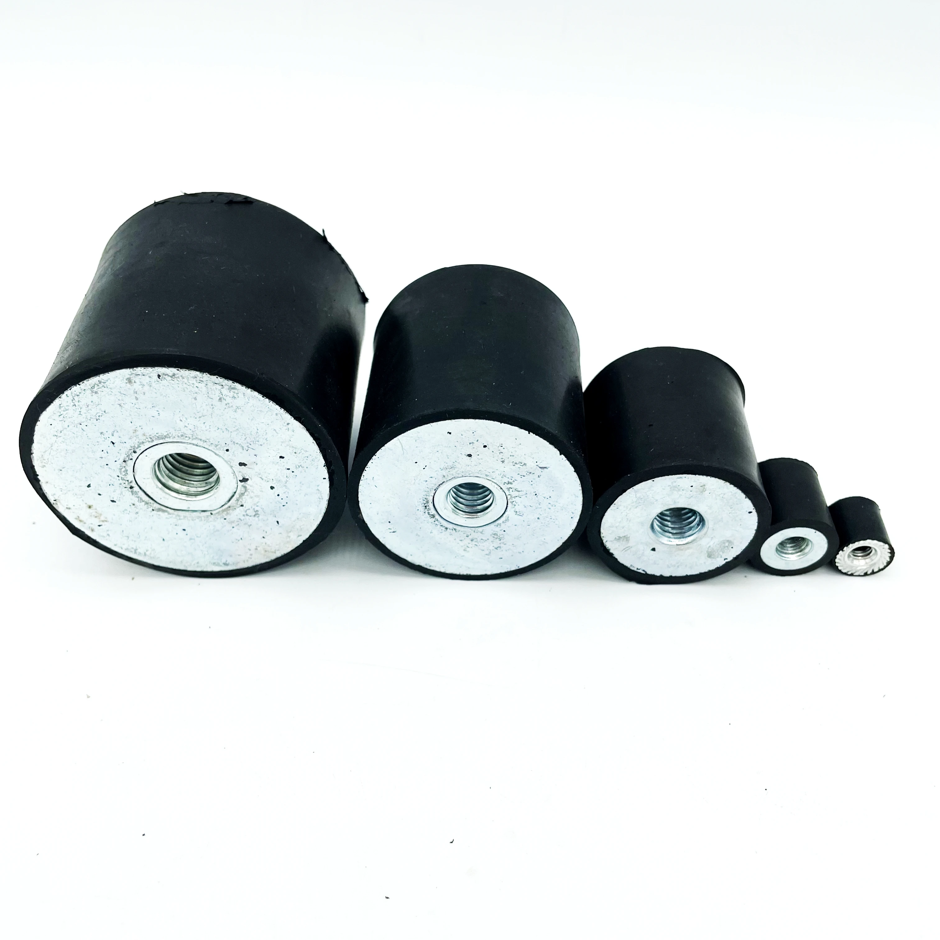 SHQN Вибрационный изолятор Silent Blocks черный NBR DD Type M8 40*40 резиновые амортизаторы с различными