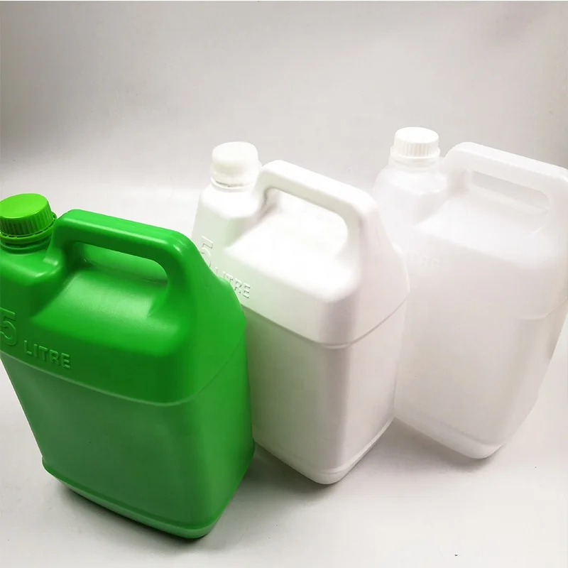 HDPE Black Fuel Container Jerry Can 5 Liter Plastic Fuel Tank Motorcycle Yellow Plastic Oil Bottle
