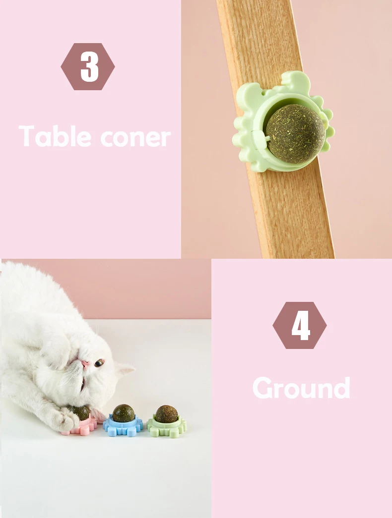 Wholesale Contain Catnip Snack Lollipop Cat Toys Natural Catnip Rotating Interactive Cat Toy