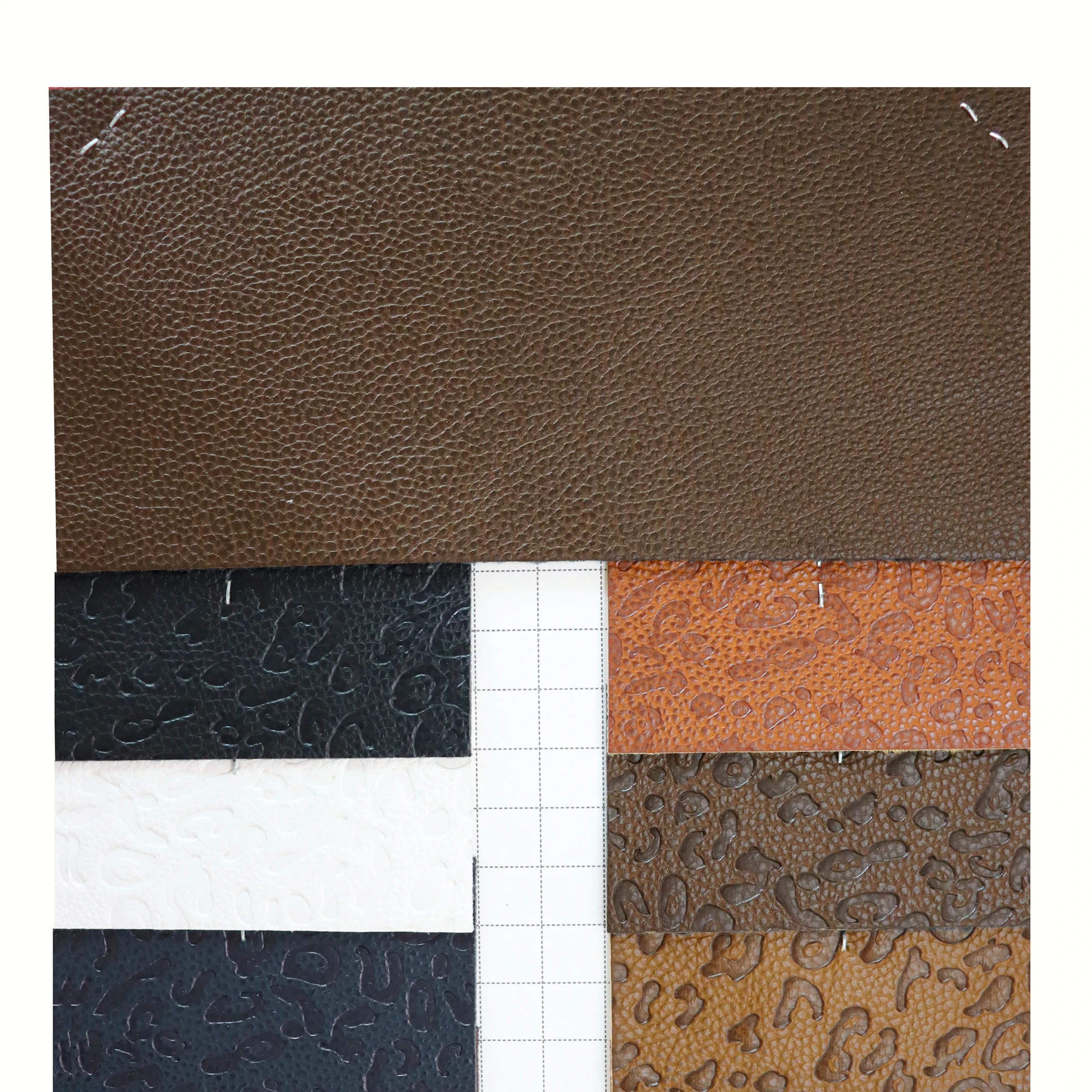 Customizable Waterproof Embossed PVC Synthetic Leather for Upholstery Applications