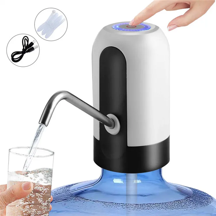 Water Bottle Pump Dispenser Automatic Electric Switch Portable USB Drinking New
