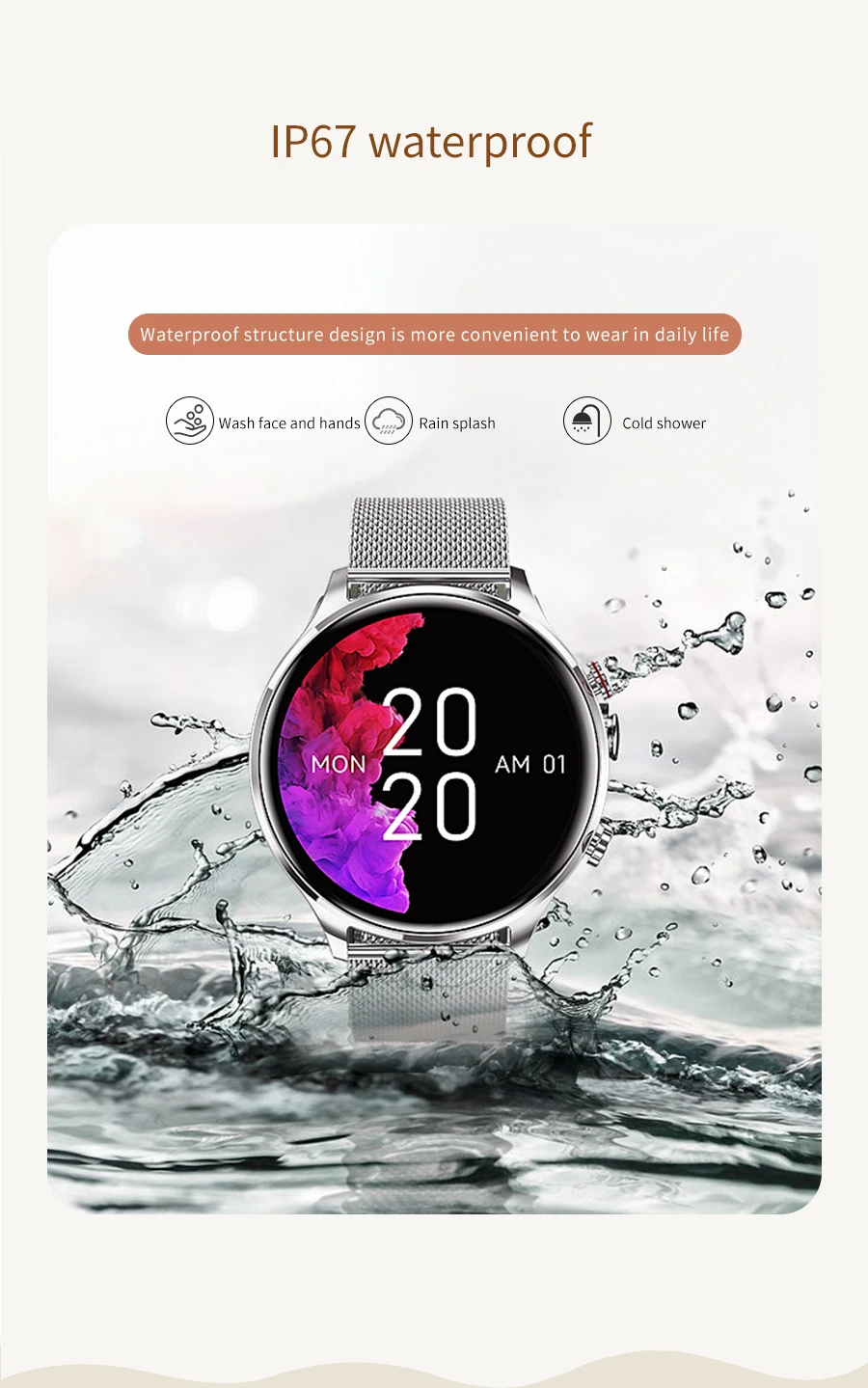 Welcome OEM Order, Factory Whole Selling 2025 Ak50 Women Smart Watch Bt Call 1.32inch Ip67 Waterproof Fitness Tracker Relojes Health Sport Smartwatch For Ladies - Buy Health Smart Watch fitness Tracker Smartwatch smart Watch Woman smart Watch For Ladies relojes Smart Watch relojes Smart Watch 2025