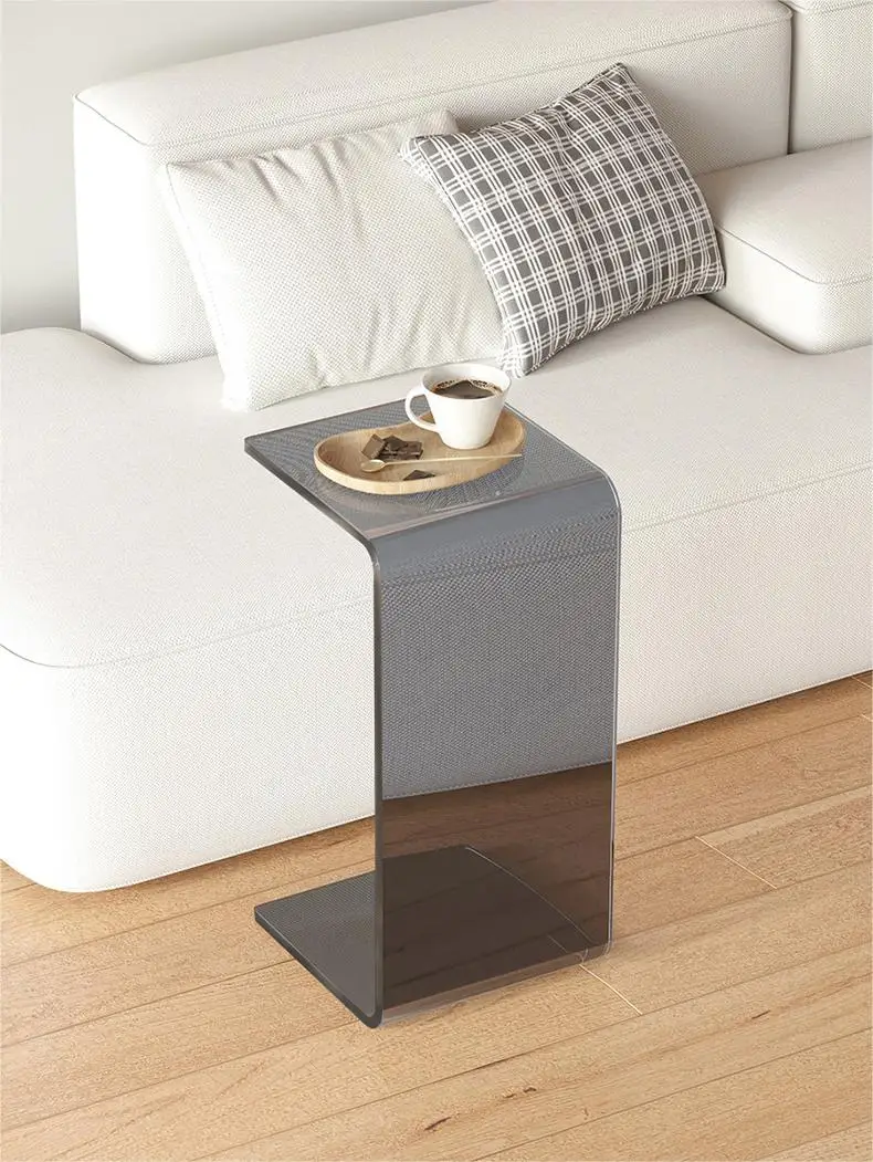 Modern Luxury Acrylic Coffee Table Transparent Clear View Stylish ...