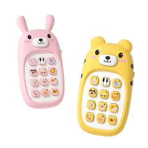 Baby Kids Early Education Learning Machine Music Smart Phone Design Plastic English Chinese Language Learning Ages 0-7 Christmas