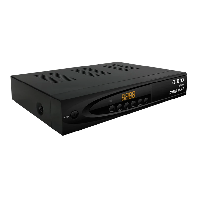 Q-BOX 220MM 2023 Satellite Decoder Box Latest Strong Decoder