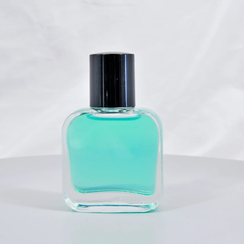 New Design 30ml 50ml 100ml Empty Clear Rectangle Shape Sprayer Perfume Glass Bottle