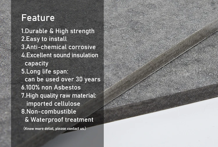 Fiber Cement Wall Sheet/compressed Fibre Cement Wall Cladding Board ...