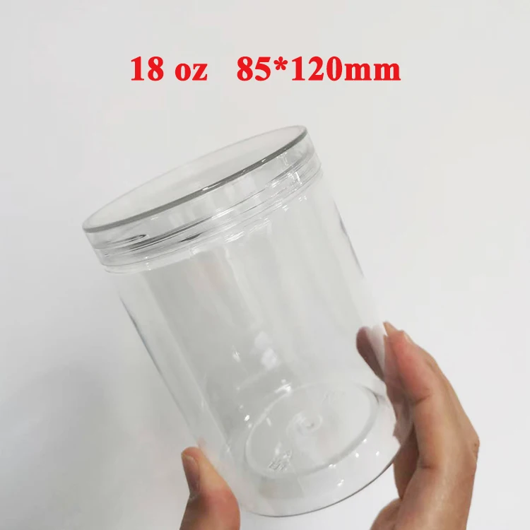 Wholesale Pet Clear Lid Hermetic Cosmetic Plastic Cream Storage