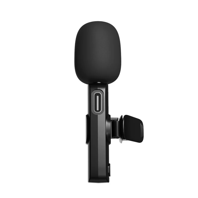 Portable Mini Wireless Lavalier Microphone for Smartphone Pocket Lavalier Microphone Clip Small Microphone for Phone Computer