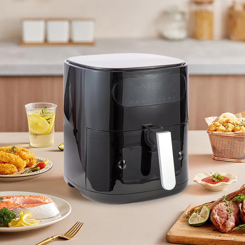 Multi-function Efficient Fryer Deep Digital Oster Liter Hot Machine Oil  Free Home Use 110V Commercial Air Fryers Oven