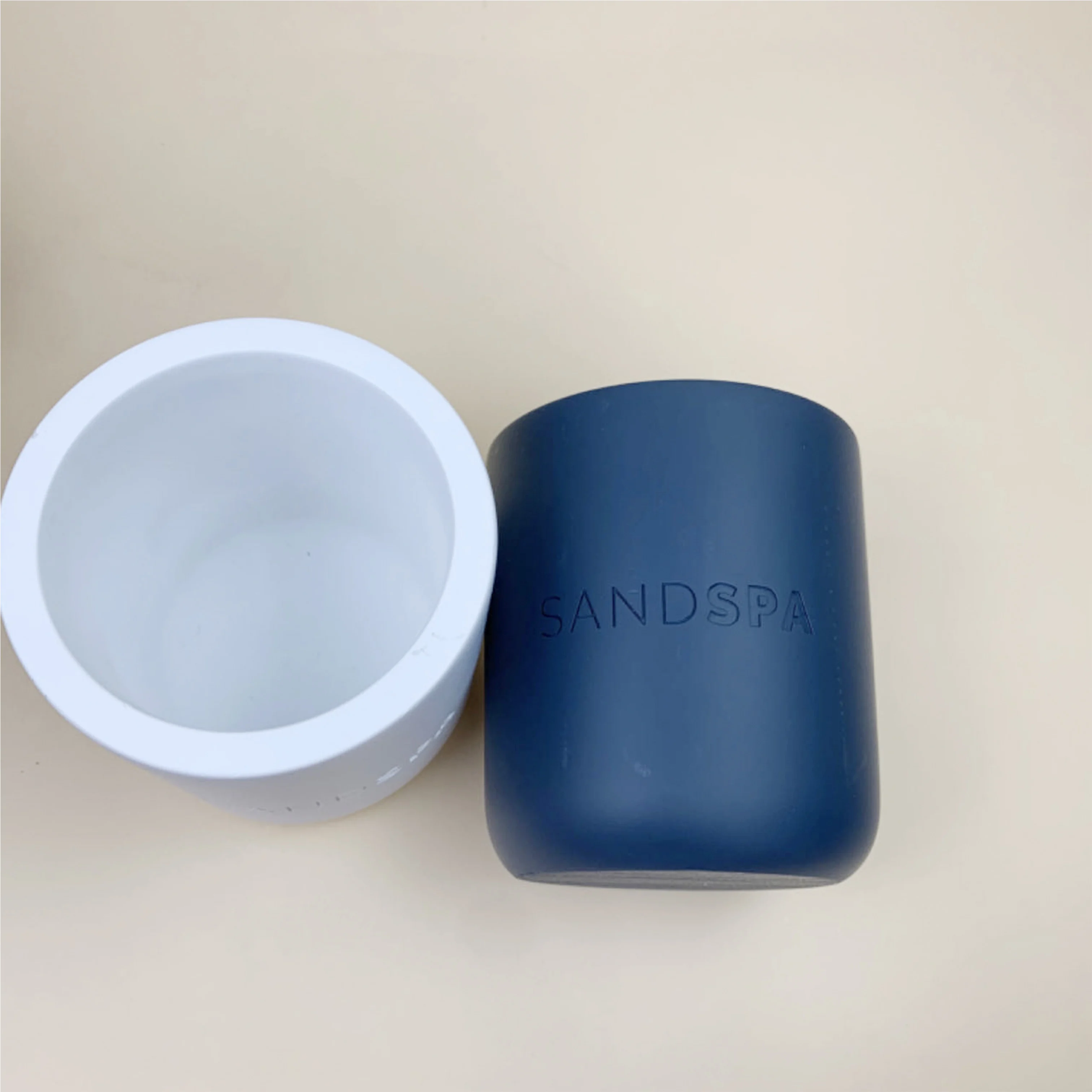 Wholesale Custom Concrete Candle Jars Containers with Lid Cement Candle Holder for Wedding Home Decor