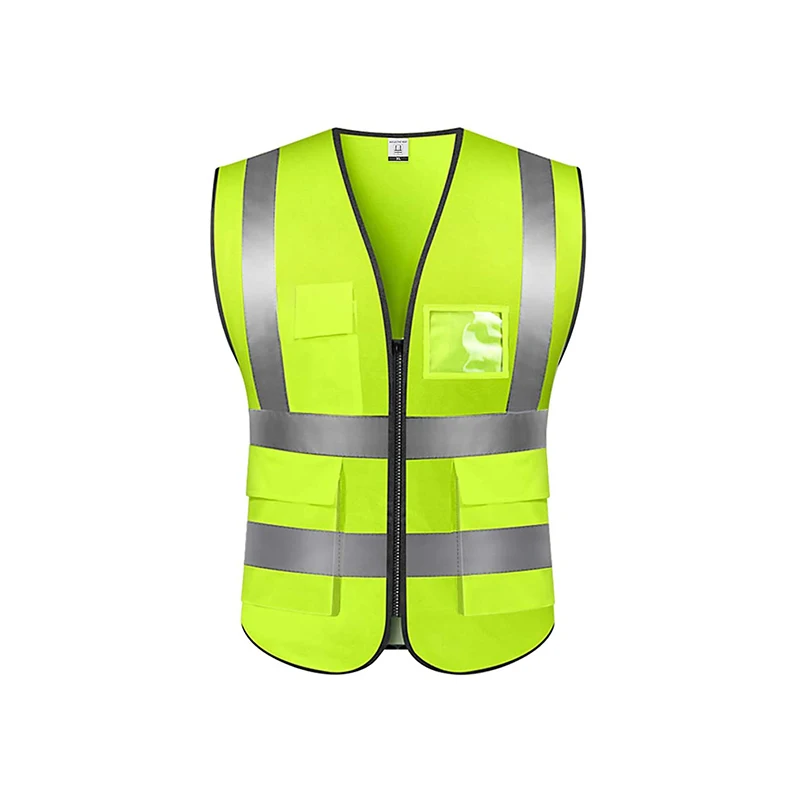 In Stock Reflective Vest Gilet De Scurit Construction Security Safety Vest High Visible Safety Vest With Pockets