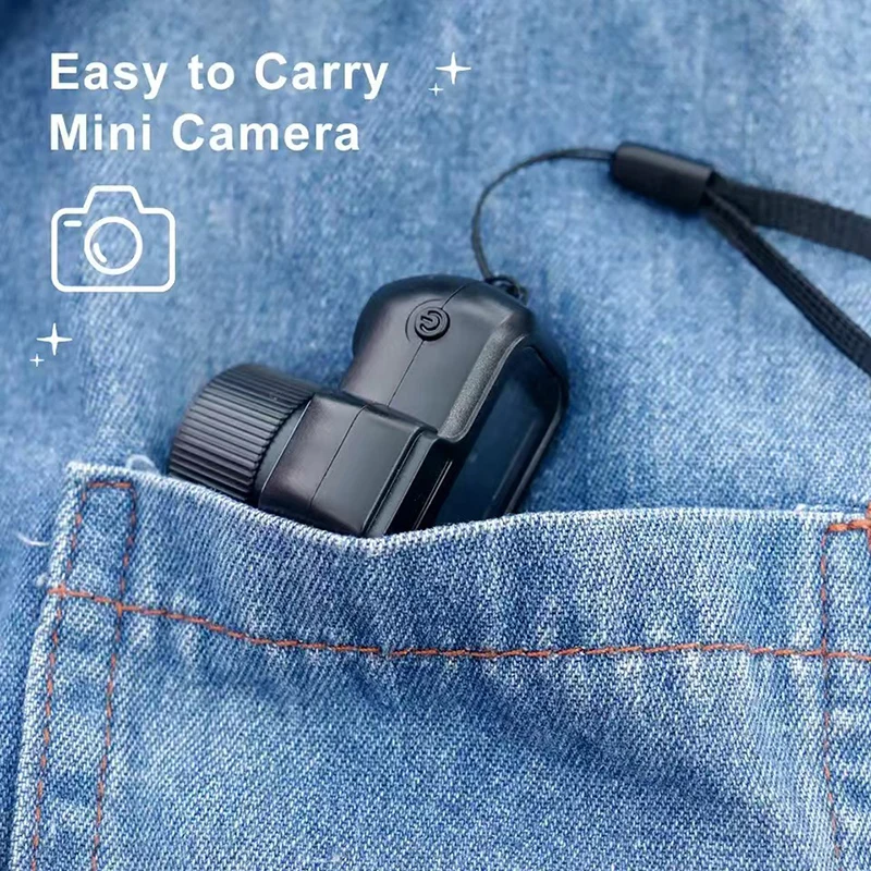 Trending New Small Pocket Camcorder HD Video Recorder Webcam 1080P Digital Kids Camera for Travel Cute Mini DV Security Camera