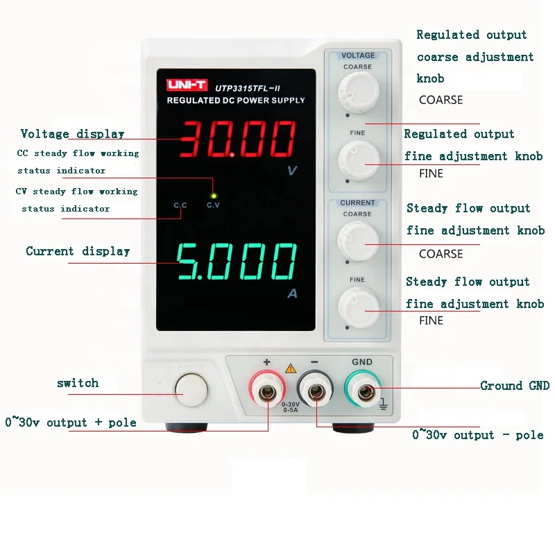 ET4401 Desktop Digital Bridge Capacitance Resistance Impedance Inductance Meter Measure L CR Bridge L CR Meter