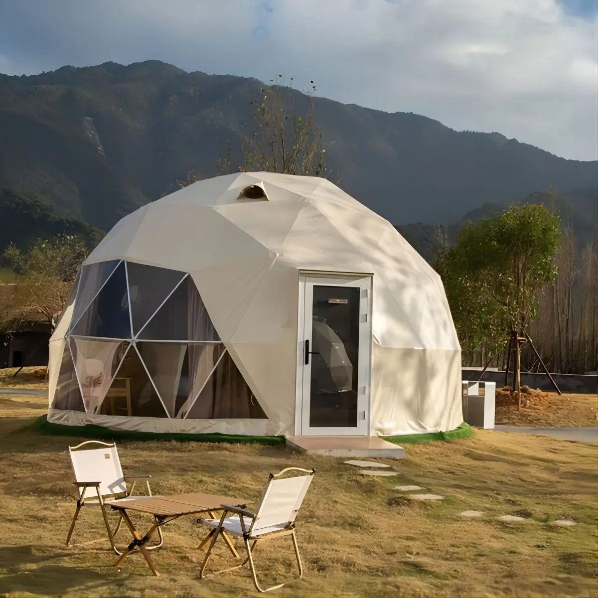 Luxury Glamping Dome Tents Perfect for Outdoor Resorts