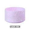 Lavanda transparente + brillo plateado