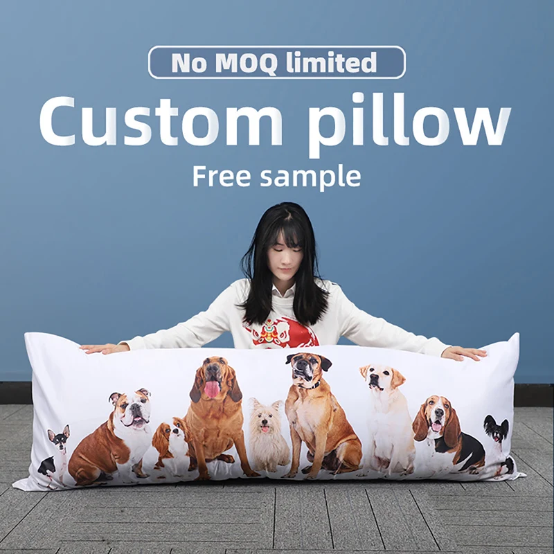DIY Custom Sublimation Anime Adult Uncensored Pillow Covers Dakimakura Soft Long Body Pillow