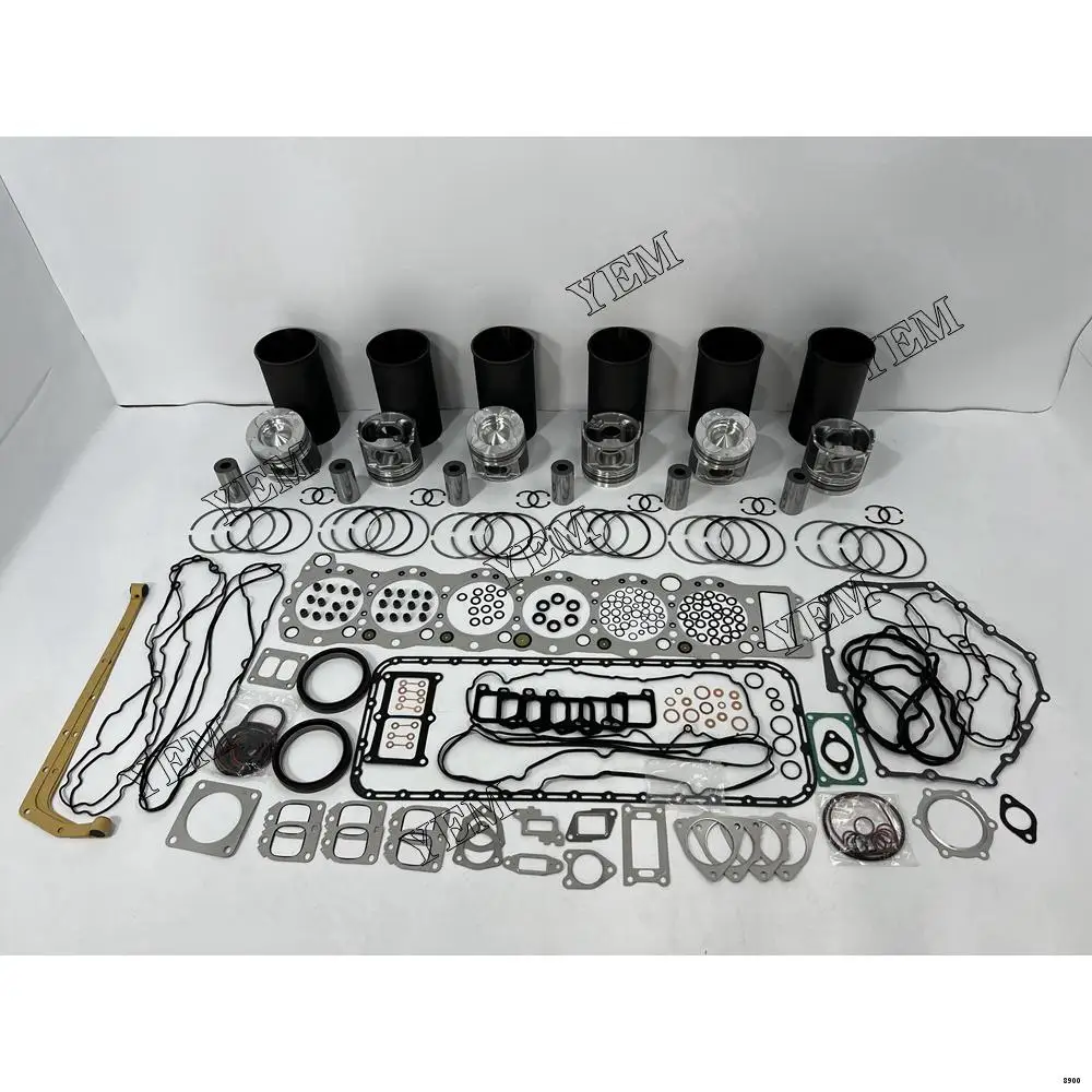 High Quality Manufactory Diesel Engine 6WG1 Overhaul Kit With Cylinder Gasket Set Piston Ring Liner for Isuzu