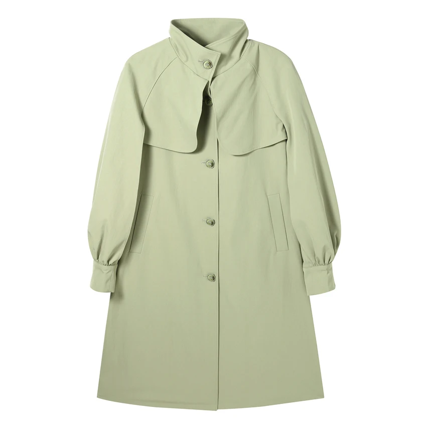Gabardina Larga De Manga Acampanada Para Mujer,Abrigo Con Cinturón,Color  Verde,Único - Buy Trench Largo,Único Abrigos,Chaqueta Larga De Las Mujeres  Product on Alibaba.com