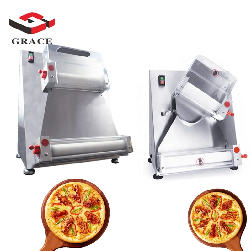 GRACE Automatic Electric Countertop Dough Roller New Pizza Dough Sheeter for Home Use for Bakery & Bread Production for Flour