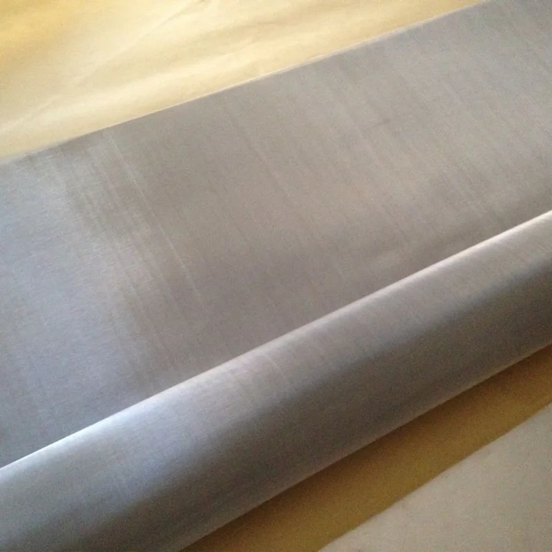 100 200 Mesh 300 Micron Silver Plain Weave Dry Sift Sieve Woven Wire Cloth Screen High Electric Conductivity Cutting/Welding