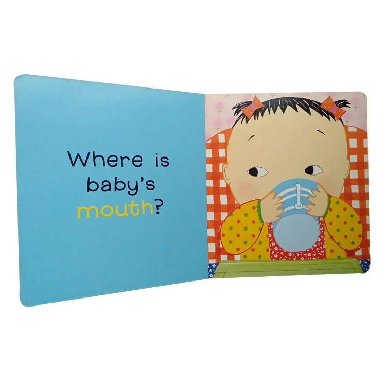Eco-Friendly Custom Printed Colorful Alphabet Stories for Kids First Own Paperback Book Service Made Cardboard English Demanded