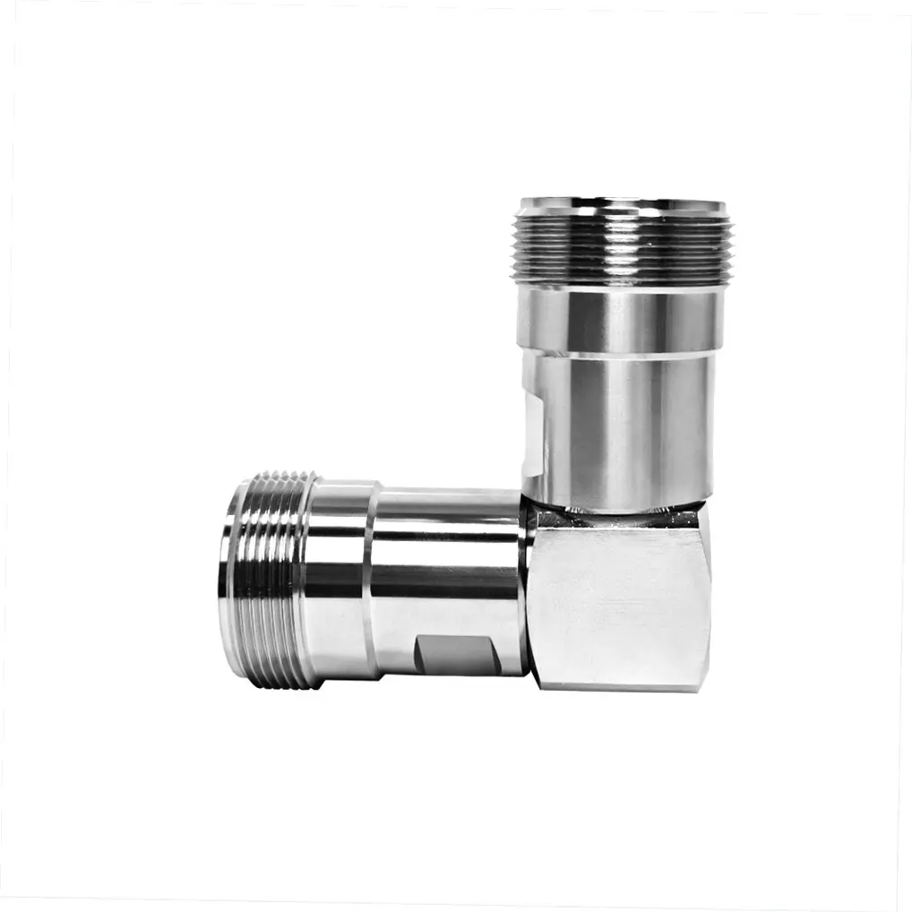 RF Adapter 50 Ohm LC Female Jack Right Angle 90 Degree to LC Female Elbow Connector