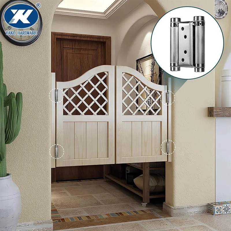 Factory Sale Adjustable Double Action Spring Hinge Spring Door Hinge Spring Loaded Hinges